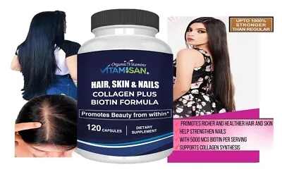 Hair Vitamins Growth Support PREVENT ANTI LOSS STIMULATE VITAMINS PILLS • $13