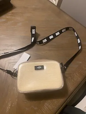 New Ugg Janey Ii Clear Sheepskin Crossbody  Purse  Nwt! • $95