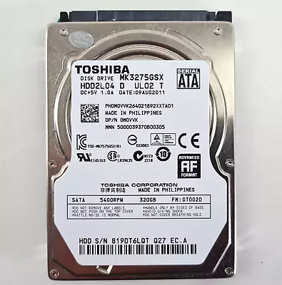 320GB SATA-III 2.5  9mm 5400RPM 3.0Gb/s HDD • £15