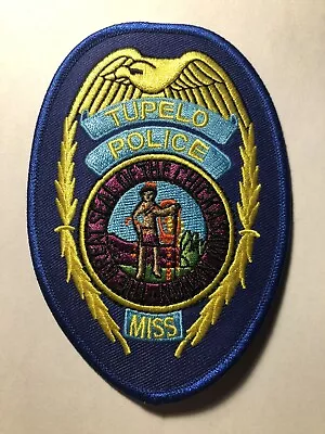 Tupelo Mississippi Police Patch ~ Blue • $4.40