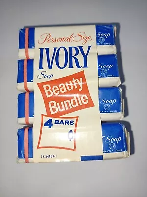 Vintage 4 Bars Of Ivory Soap Personal Size  Beauty Bundle  • $24.98