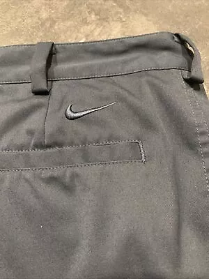 Nike Golf Dri-Fit Shorts Dark Blue Size 32 Flat Front • $14.99