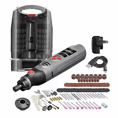 Ozito 3.6V Lithium Ion Cordless Rotary Tool With 118 Piece Accessory Kit • $75.78