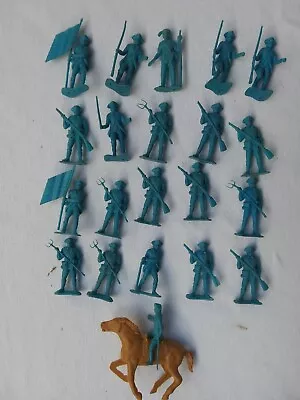 MPC Revolutionary War Plastic Figure Lot Playset Vtg Soldier Marx Action Antique • $25