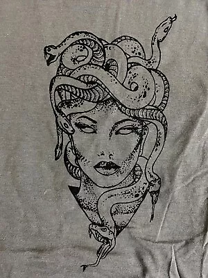 Gray Medusa Gothic Punk T-Shirt Adult Sizes • $9.98