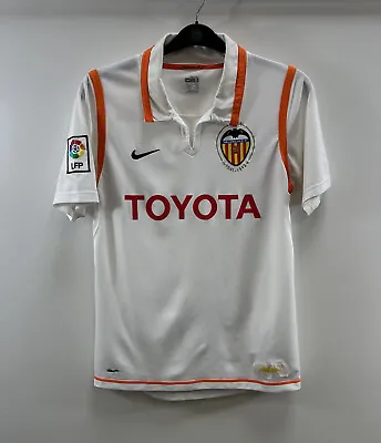 Valencia Home Football Shirt 2007/08 Adults Small Nike F832 • £59.99