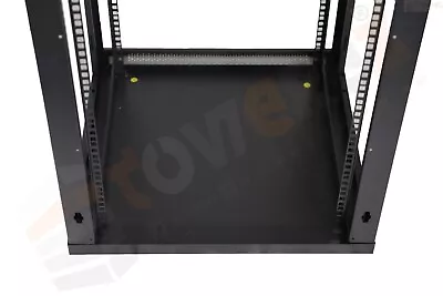 15U Server Rack Network Cabinet 19 Inch 600 X 590mm Black Wall Rack • £187