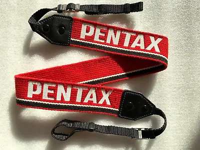 Genuine Vintage Pentax Red Camera Strap • $18