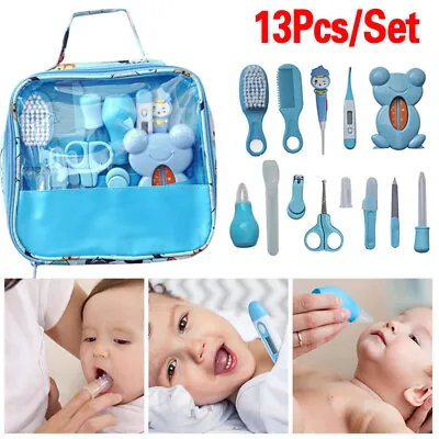13PCS Kids Health Care Kit For Newborn Infant Baby Nails Hair Thermo Gift UK • £8.48