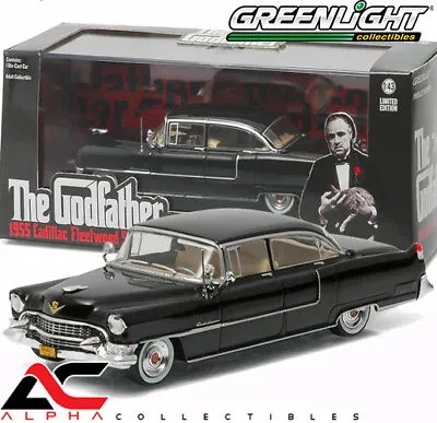 Greenlight 86492 1:43 1955 Cadillac Fleetwood 60 Black  The Godfather  Movie  • $25.95