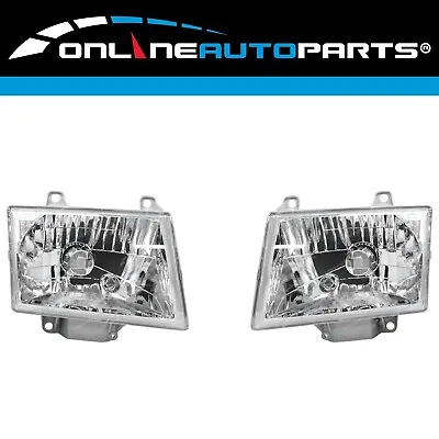 Clear HeadLights Pair LH+RH For Mazda Bravo UN B2500 B2600 Ute 2002~2006 NEW • $157.95