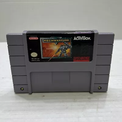 MechWarrior SNES (Super Nintendo Entertainment System 1992) Authentic • $17