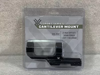 Vortex Cantilever Sport Series Mount - CM-202 30mm Rings 2” Offset  (New) • $48