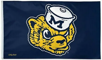 Michigan Wolverines 3x5 Flag Man Cave Football New Old School USA 3 X 5 Banner • $18.21