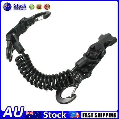 $9.66 • Buy AU Scuba Diving Camera Anti-lost Spring Coil Lanyard Underwater Spiral Rope