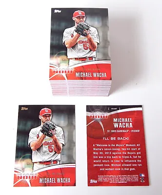 Lot Of (100) 2014 Topps Update Michael Wacha #FN-MW1 St Louis Cardinals Mint • $16.19