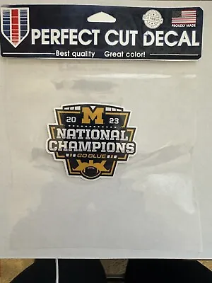 New 2023 National Football Champions Michigan Wolverines  3” Decal Sticker • $3