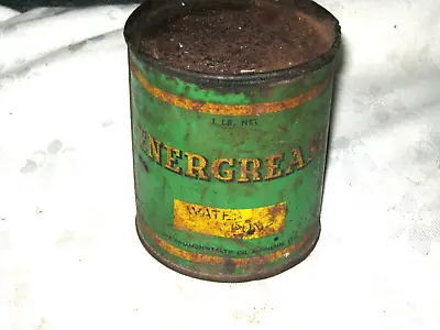 A Vintage COR (Commonwealth Oil Refineries) Energrease 1lb Water Pump Grease Tin • $32