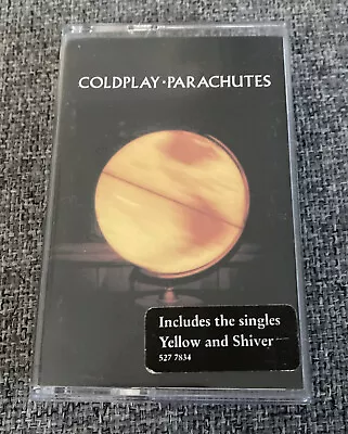 Coldplay - Parachutes Rare Original Cassette Tape With Hype Sticker 2000 EU • £29.99