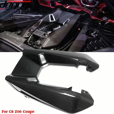 $1195 • Buy Real Carbon Fiber Engine Bay Cover Trim For Chevy Corvette C8 Z06 Coupe 2023-24
