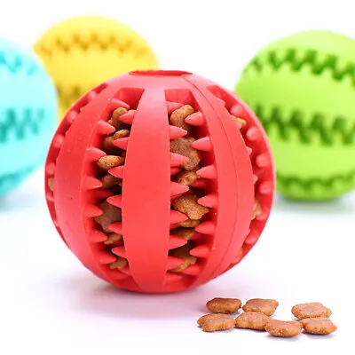 £3.99 • Buy Puppy Toys Dog Toy Food Treat Interactive Puzzle Ball For Tooth Teething Pet
