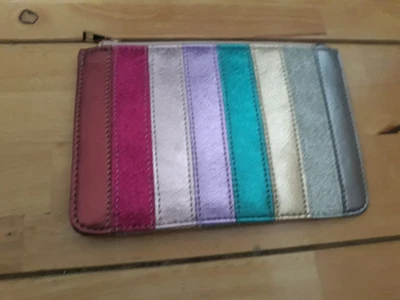 £5.99 • Buy Accessorize Make Up Bag Metallic Rainbow Pre-owned
