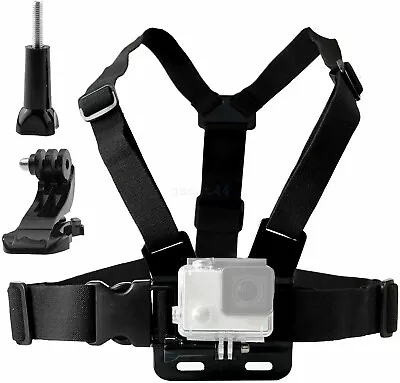 $20.17 • Buy Chest Strap Holder Mount Belt For Gopro Hero 10 9 8 7 6 5 4 DJI Action Camera