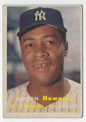 1957 Topps Elston Howard New York Yankees #82 • $18