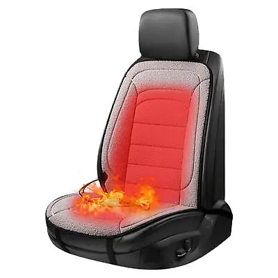 Car Camper Front Seat Pad Cushion Cover Heating Heater Warm Heated Winter 12V • $116.61