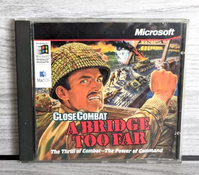 Close Combat : A Bridge Too Far - Pc Cd Rom Game - 1997 - Microsoft • £4.99