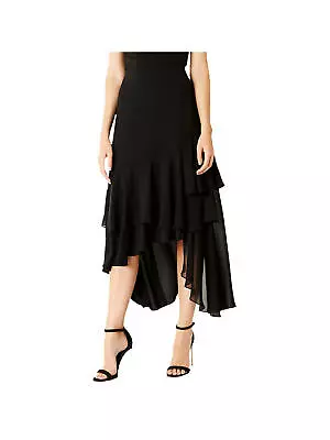 Coast Rara Frill Skirt Black Size Uk 6 Rrp £79 CR102 BB 09 • $96.55