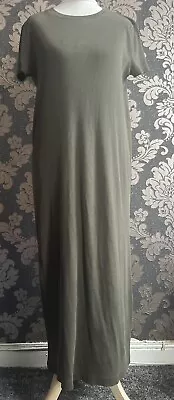 Zara Khaki Ribbed Midi Dress SizeM • $7.58