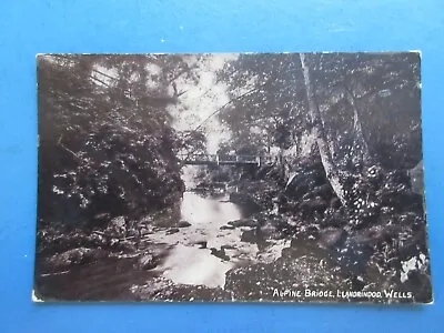 Old Postcard Of Alpine Bridge Llandrindod Wells. • £0.65