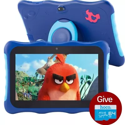 Kids Tablet 7in Tablet For Kids32GBROM/64GB-SD With WiFi Bluetooth Dual Camera • $32