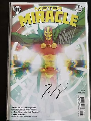 DC COMICS MISTER MIRACLE VOL. 4 #1 Signed By Ton King And MITCH GERADS VARIANT • $21.81