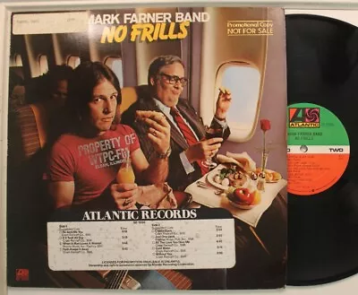 Mark Farner Band Lp No Frills On Atlantic - Nm / Vg++ (Gold Promo Stamp On Front • $19.99
