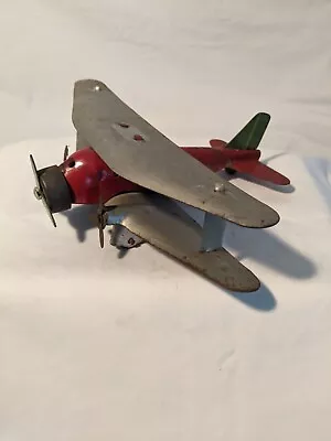 RARE 1930`s Marx Tri-Motor Bi-Wing Airplane • $125