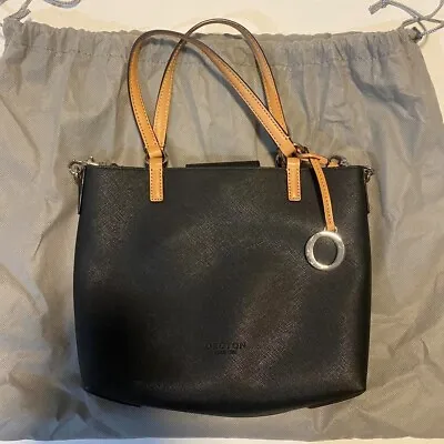 Oroton Black Tote Handbag. Excellent Condition. Like New • $99