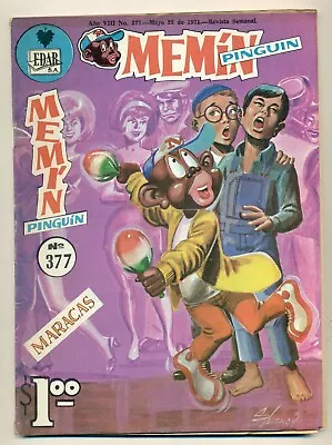 MEMIN PINGUIN #377 Maracas Mexican Comic 1971 • $9