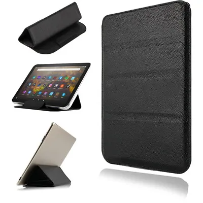 Black PU Leather Tablet Stand Folio Case Pouch Bag For Amazon Fire 7 HD 8 HD 10 • £2.99