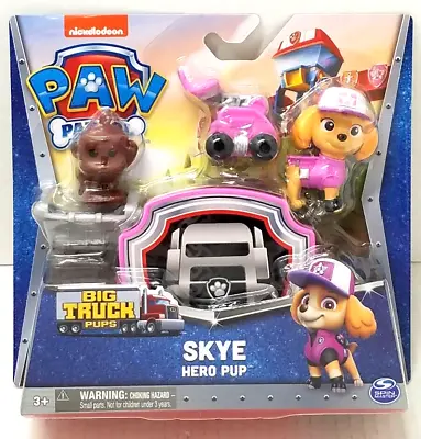 $28.49 • Buy PAW Patrol Big Truck Pups SKYE Action Figure W/Clip-on Rescue Drone Command NEW