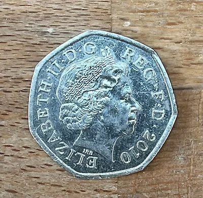 RARE 50p Coin 100 Years Girl Guides Girlguiding  2010 50 Pence • £180