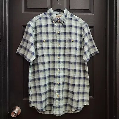 NWT Duluth Men's Sz M Hemp Short Sleeve Pattern Shirt • $30