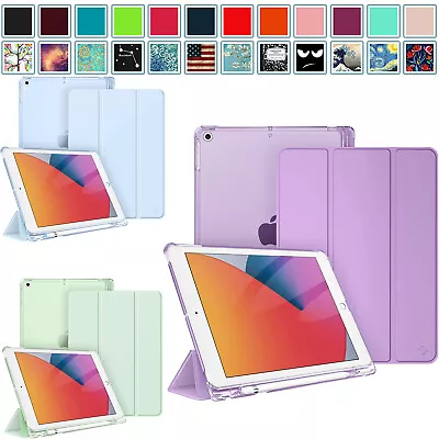 For 10.2'' IPad 7th Gen 2019 Hard Case Slim Shell Back Cover With Pencil Holder • $11.29