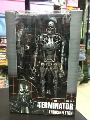 The Terminator Action Figure Endoskeleton T-800 With Plasma Rifle With Box Toy • $57.19