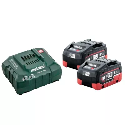 Metabo 685122380 18V Basic Set Inc. 2 X LiHD 5.5Ah Batteries & Charger • £217.68