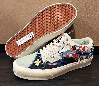$124.89 • Buy Vault X Vans Old Skool VR3 LX PATCHWORK Denim White Blue VN0005WS448 M8/WMNS 9.5