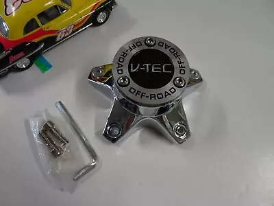 New V-TEC OFF-ROAD Chrome Custom 5 LUG Wheel Center Cap # C394-65-CAP • $71.99