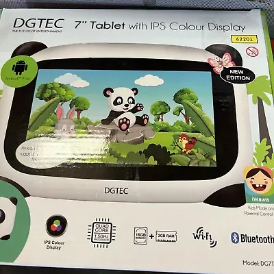 DGTEC 7” Tablet With IPS Colour Display 16GB 2GB RAM • $69