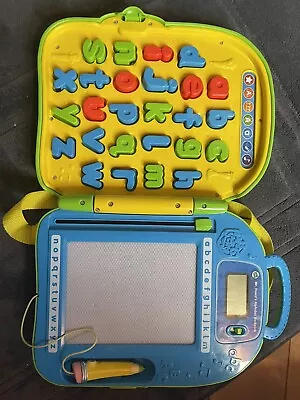 LeapFrog Mr. Pencil's Alphabet Backpack Magnetic Letters Drawing  • £20